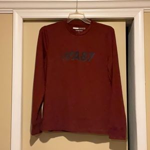 Aeropostale long sleeve A87 NYC Stretch  Graphic Tee men's Medium